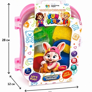 SET MICUL CALATOR RUCSAC PENTRU NISIP ROZ - Img 7
