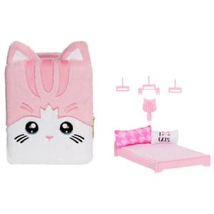 Set papusa Na! Na! Na! Surprise, 3 in 1, papusa Pink Kitty si ghiozdan cu dormitor - Img 3