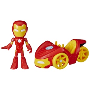 SPIDEY PRIETENII EXTRAORDINARI SET VEHICUL SI FIGURINA IRON MAN - Img 2