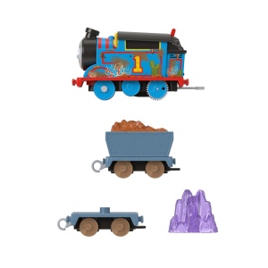 THOMAS LOCOMOTIVA MOTORIZATA THOMAS CRYSTAL CAVES CU 2 VAGOANE - Img 4