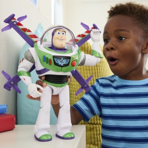 TOY STORY 5 FIGURINA BUZZ LIGHTYEAR ARTICULATA CU SUNETE 30CM - Img 7