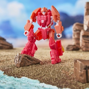TRANSFORMERS CYBERWORLD ROBOT ELITA 1 CONVERTIBIL 10CM - Img 7