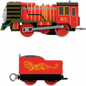 Trenulet Yong Bao Locomotiva Motorizata cu Vagon Thomas&Friends Track Master - Img 4