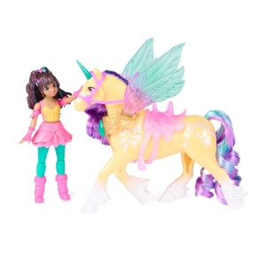 UNICORN ACADEMY SET MAGIA ARIPILOR CU PAPUSA AVA SI UNICORNUL LEAF CU ACCESORII - Img 7