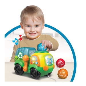 WINFUN JUCARIE DE TRAS CAMION DE RECICLARE CU BILE - Img 3