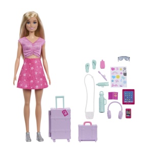 BARBIE FAMILY AND FRIENDS SET DE CALATORIE