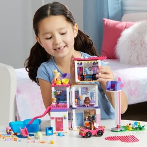 BARBIE MEGA BLOKS SET DE JOACA DREAMHOUSE BARBIE COLOR REVEAL - Img 3