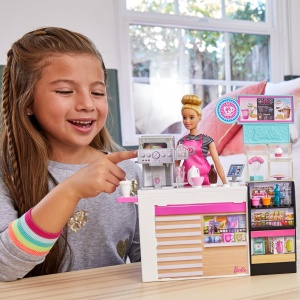 BARBIE SET CAFENEA CU 20 DE ACCESORII - Img 4