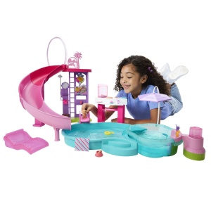 BARBIE SET DE JOACA PISCINA DE VIS CU ACCESORII - Img 7