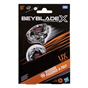 BEYBLADE X LET IT RIP SET LANSATOR SI ROATA RUDDER PHOENIX 4-70LF