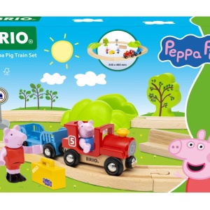 BRIO SET TRENULETUL PEPPA PIG