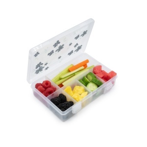 CUTIE SNACK 8 COMPARTIMENTE, MELII, PRINT FLORI - Img 2