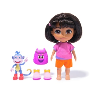 DORA SET CEI MAI BUNI PRIETENI PAPUSA DORA SI BOOTS CU ACCESORII - Img 3