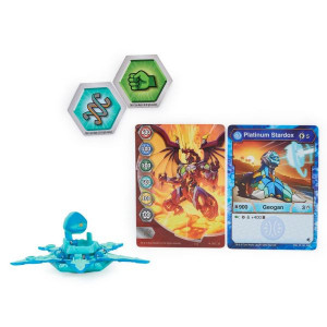 Figurina Metalica Bakugan Evolutions, Stardox, Albastru - Img 2