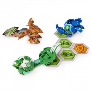 Figurine Bakugan Armored Alliance,Sairus Ultra,Fangzor x Mantonoid si Howlkor x Ramparian - Img 3