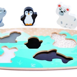 HAPE PUZZLE TACTIL - ANIMALELE POLARE - Img 2