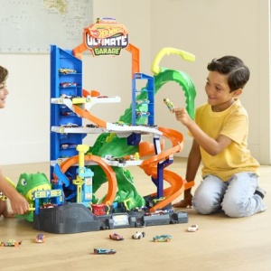 HOT WHEELS CITY SET DE JOACA GARAJ T REX SUPREM CU 2 MASINUTE INCLUSE - Img 5