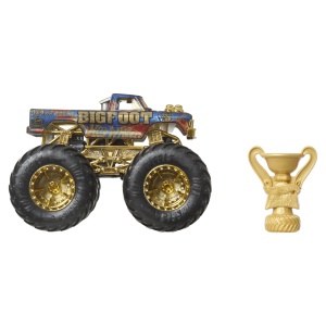 HOT WHEELS MONSTER TRUCK 50 BIGFOOT TROPHY CHAMPIONS MASINUTA BIGFOOT SCARA 1 LA 64 - Img 5