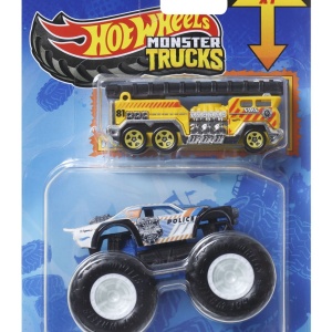 HOT WHEELS MONSTER TRUCK SI MASINUTA METALICA NIGHT SHIFTER