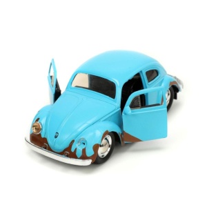 JADA DISNEY STITCH SET FIGURINA STITCH SI MASINUTA METALICA VOLKSWAGEN BEETLE SCARA 1 LA 32 - Img 6