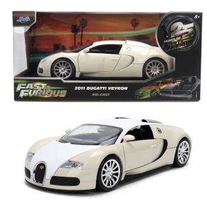 JADA FAST AND FURIOUS MASINUTA METALICA BUGATTI VEYRON 2011 SCARA 1 LA 24 - Img 5
