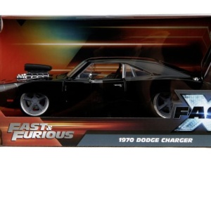 JADA FAST AND FURIOUS MASINUTA METALICA DODGE CHARGER 1970 NEGRU SCARA 1 LA 24