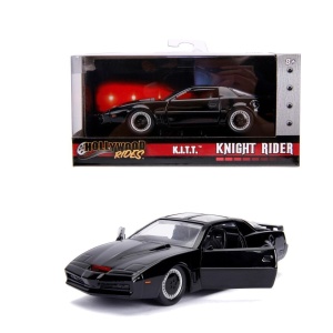 JADA HOLLYWOOD RIDES MASINUTA METALICA KITT KNIGHT RIDER SCARA 1 LA 32 - Img 3