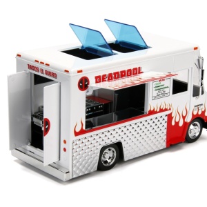 JADA MARVEL SET CAMIONUL DE MANCARE SCARA 1:24 SI FIGURINA METALICA DEADPOOL - Img 5
