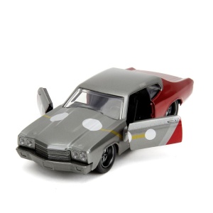JADA MARVEL SET FIGURINA METALICA THOR SI MASINUTA CHEVY CHEVELLE SS SCARA 1 LA 32 - Img 3