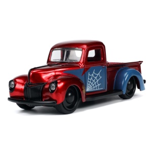 JADA MARVEL SET MASINUTA METALICA FORD PICK UP SCARA 1:32 SI FIGURINA METALICA SPIDER MAN - Img 5