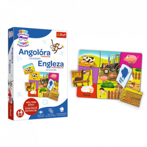 Joc Educativ Trefl - Edu Puzzle Engleza pentru Prescolari
