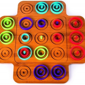 JOC MARBLES OTRIO DELUXE EDITION DIN LEMN - Img 7