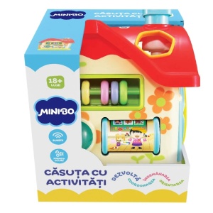 Jucarie bebelusi Minibo - Casuta cu activitati - Img 1