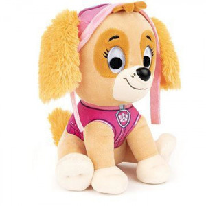 Jucarie de plus Paw Patrol - Skye, 22.8 cm - Img 3