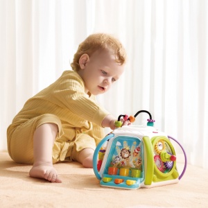 Jucarie pentru dezvoltare timpurie, Cub Interactiv cu activitati - Img 4