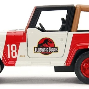 JURASSIC WORLD MASINUTA METALICA JEEP WRANGLER SCARA 1 LA 32 - Img 3