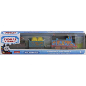Locomotiva motorizata Muddy Thomas cu doua vagoane Thomas si Prietenii - Img 3