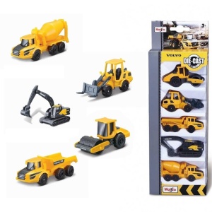 MAISTO SET 5 UTILAJE DE CONSTRUCTII VOLVO - Img 9