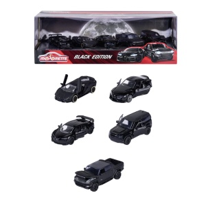 MAJORETTE SET 5 MASINUTE BLACK EDITION 2.0 GIFTPACK - Img 4