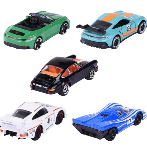 MAJORETTE SET 5 MASINUTE METALICE PORSCHE 7.5CM - Img 2