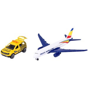 MAJORETTE SET MASINUTA DACIA DUSTER SI AVION BOEING 787 - Img 2