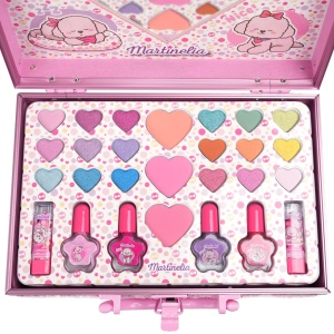MARTINELIA PUPPIES FLUFFY SET COMPLET DE MACHIAJ IN CUTIE METALICA - Img 5