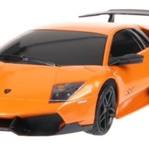 MASINA CU TELECOMANDA LAMBORGHINI MURCIELAGO LP670 PORTOCALIU CU SCARA 1 LA 24 - Img 2