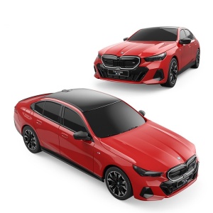 Masina cu telecomanda Rastar BMW I5, rosie, scara 1:24, dimensiuni 38.5x10x12cm - Img 8