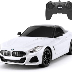 Masină cu telecomandă Rastar BMW Z4 alb, 1:24, 20.4x9.2x7.4cm