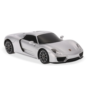 Masina cu telecomanda Rastar Porsche 918 Spyder Argintiu, 2WD, 19.2x9.1x5.1cm - Img 3