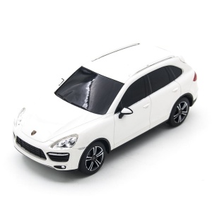 Masina cu telecomanda Rastar Porsche Cayenne Turbo alba, scara 1:24, 20.2x8.1x7.1cm - Img 7