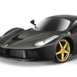 Masinuta Ferrari LaFerrari, Maisto, 1:24, sunete si lumini, negru aurit  - Img 2