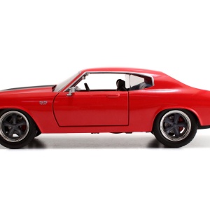 MASINUTA METALICA FAST AND FURIOUS 1970 CHEVY CHEVELLE SCARA 1 LA 24 - Img 2