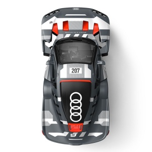 Masinuta metalica Rastar Audi RS Q E TRON 1:32, multicolor, 19x9.5x8.5cm  - Img 6